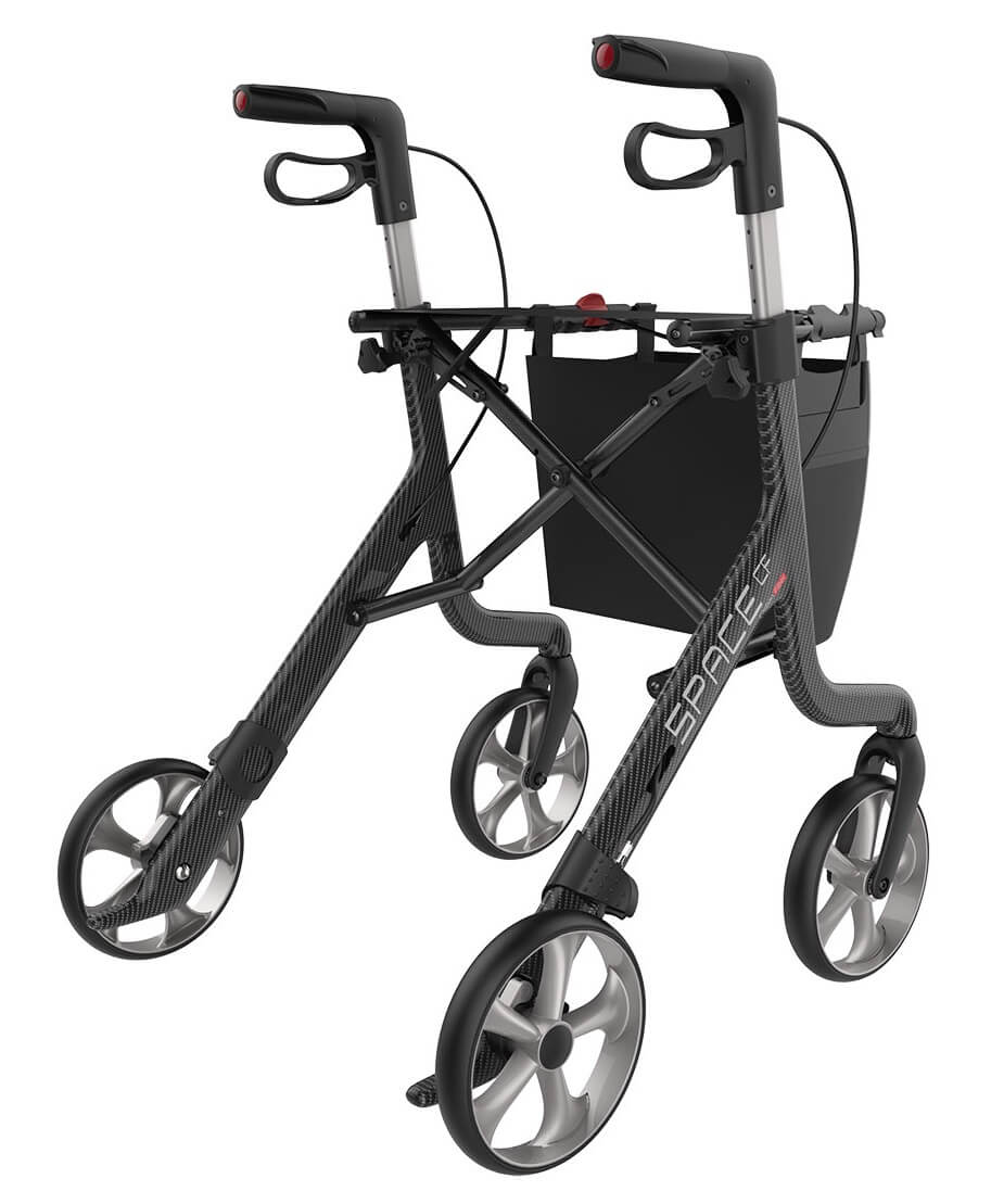 REHASENSE SPACE CF CARBON FIBER ROLLATOR