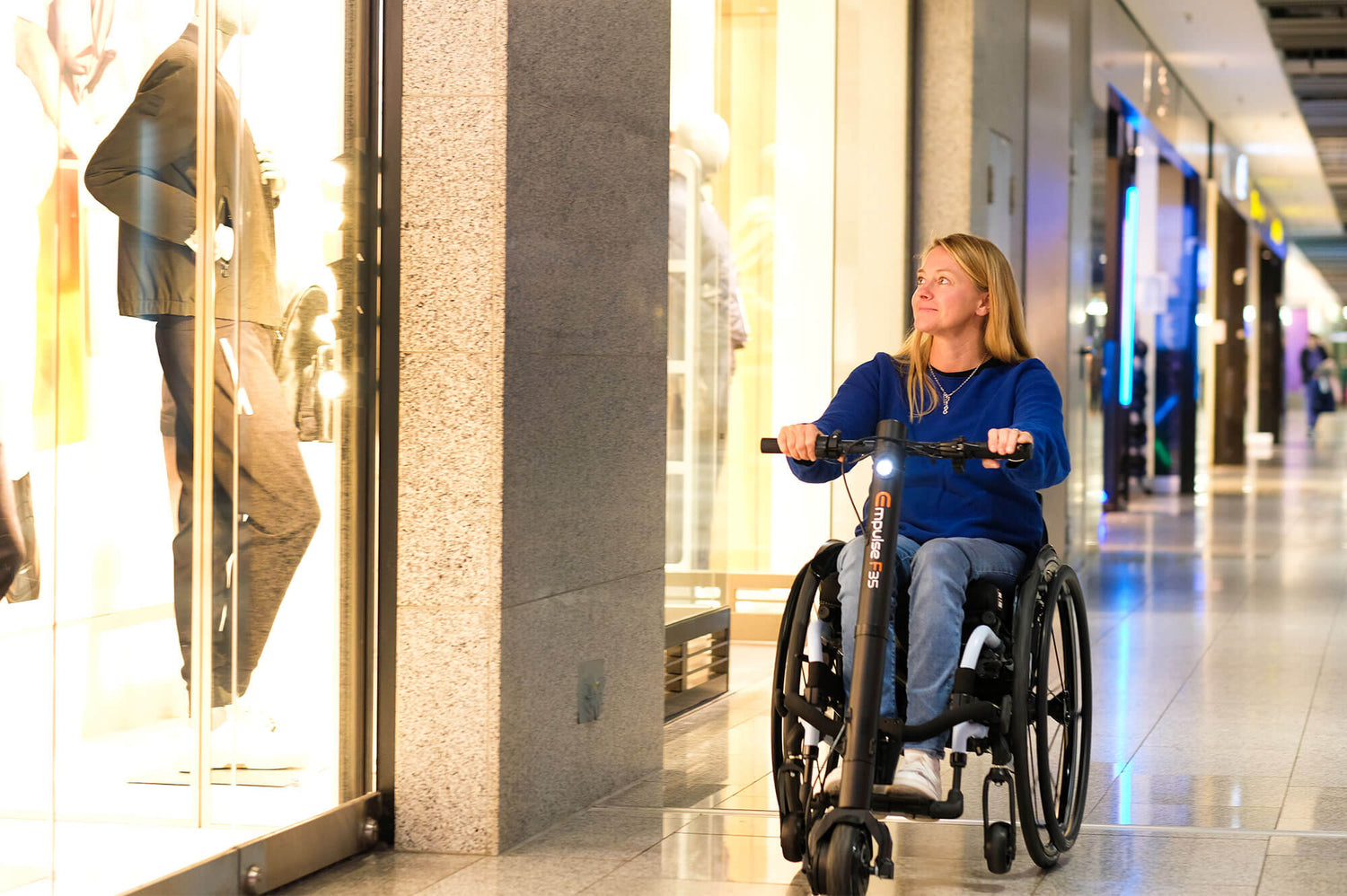 EMPULSE F35  POWER ADD-ON- LIGHTWEIGHT POWER ASSIST FOR MANUAL WHEELCHAIRS
