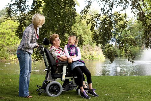 BREEZY IBIS TILT-IN-SPACE WHEELCHAIR