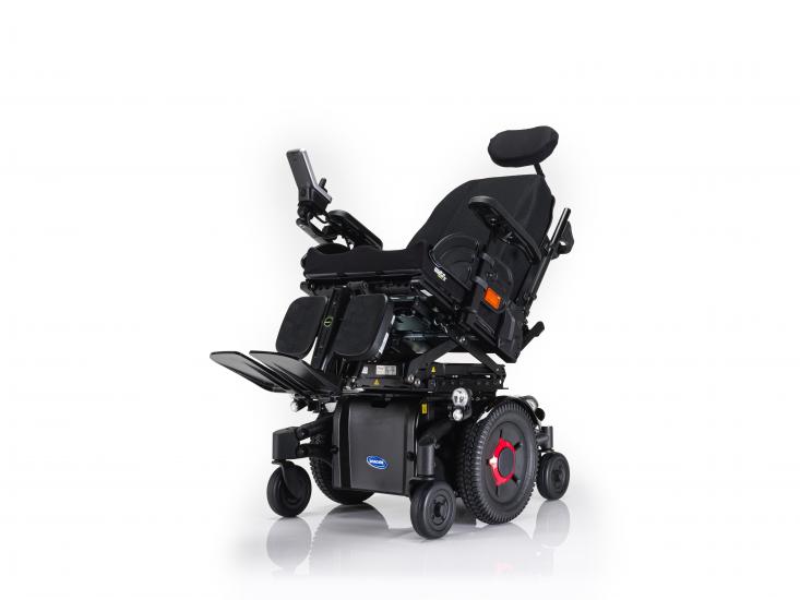 Invacare TDX SP2 NB front view reclined position