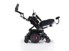 Invacare TDX SP2 NB side view in reclined position